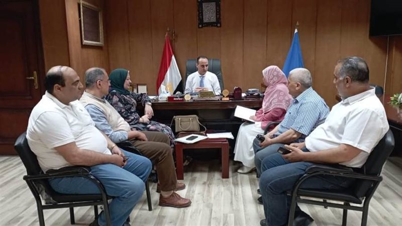 اجتماع وكيل صحة البحيرة