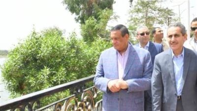  بالصور.. وزير التنمية المحلية ومحافظ الغربية يتفقدان إنشاء محور النعناعية  