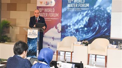  وزير الري: ٢.٢ مليار شخص يعيشون بلا مياه شرب نظيفة و٣.٥ مليار بلا صرف صحي آمن