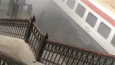 السيطرة على حريق محدود بأحد القطارات بمحطة إيتاي البارود