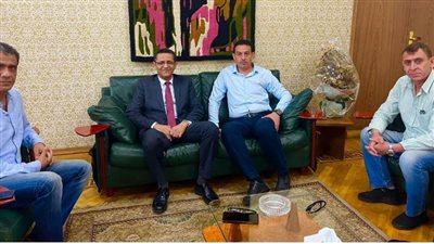 نقيب الصحفيين يستقبل لجنة نقابة الصحفيين الفلسطينيين في مصر