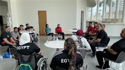 محمد يحيى يوسف يطالب لاعبي رفع الأثقال البارالمبي بالتغلب على 