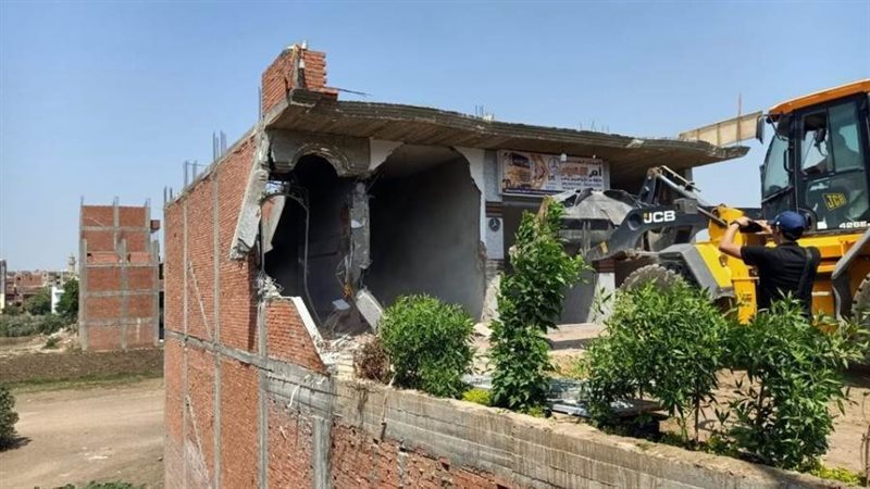 إزالة تعديات بالغربية