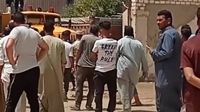 حريق كبير يلتهم محتويات مصنعين بالمنطقة الصناعية بالفيوم