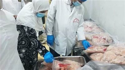 ضبط 6 آلاف كيس مواد غذائية مجهولة المصدر و500 كجم دواجن غير صالحة بالشرقية