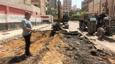  بالصور.. محافظ الغربية: بدء أعمال توسعة وتطوير شارع الجيش بمدينة كفر الزيات