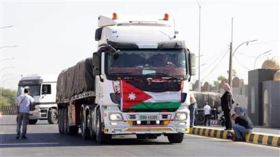    الأردن يسير قافلة مساعدات إنسانية جديدة تضم 40 شاحنة إلى غزة