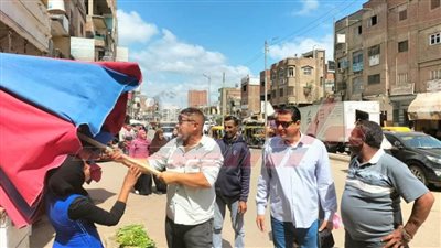 حملات مكبرة لإزالة الإشغالات بسيدي سالم والحامول في كفر الشيخ