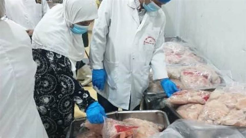 ضبط دواجن غير صالحة