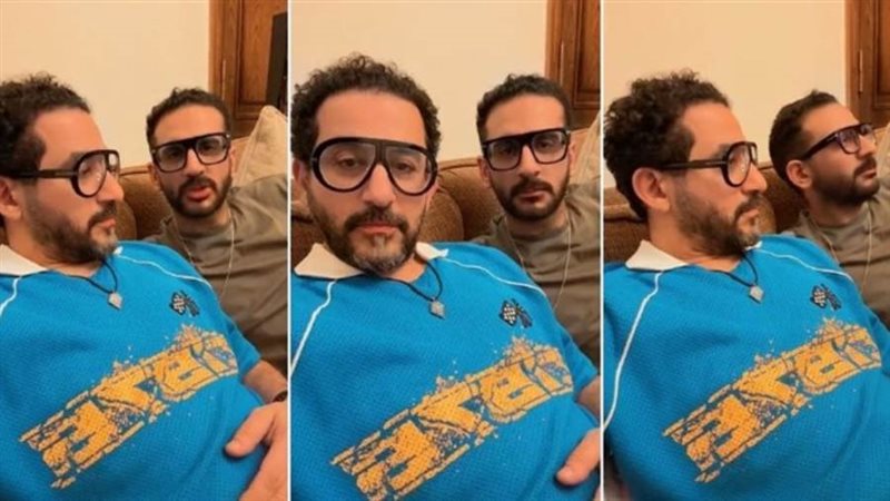 أحمد حلمي ونجل شقيقه