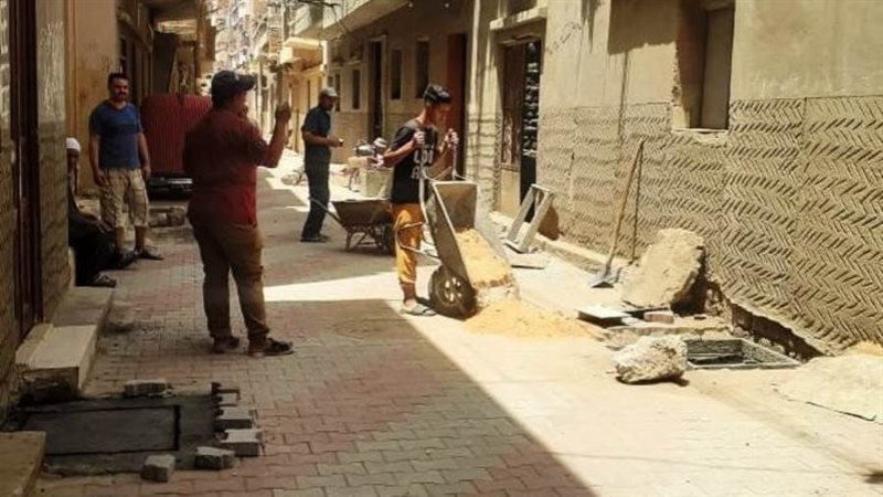 جانب من التركيب