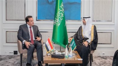 وزير الصحة يلتقي نظيره السعودي لمناقشة الموقف التنفيذي لمشروعات التعاون بين البلدين