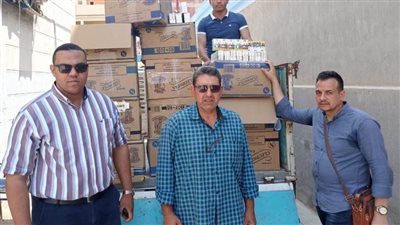 ضبط 6454 علبة سجائر أثناء تهريبها في سيارة نصف نقل بالبحيرة 