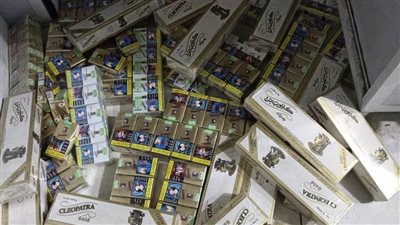 ضبط 7 تجار سجائر بالبحيرة لبيعهم 26900 علبة بالسوق السوداء