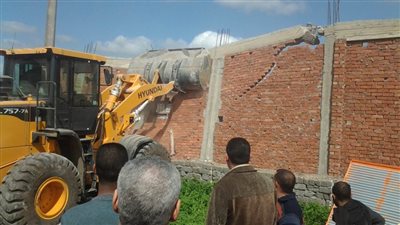 التصدي لتعديات وبناء مخالف في الغربية