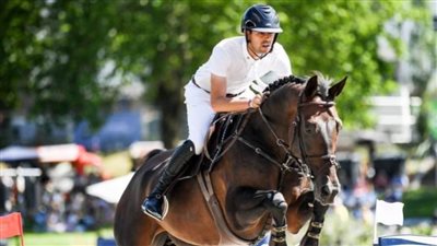نائل نصار يحصد فضية بطولة الجائزة الكبرى للفروسية بكندا