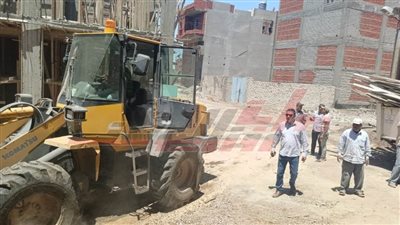 سيدي سالم تزيل التعديات ومخالفات البناء