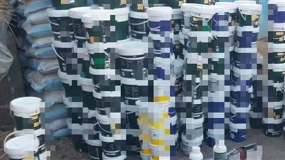 ضبط 2 طن بويات و60 عبوة أدوية بيطرية منتهية الصلاحية بالبحيرة