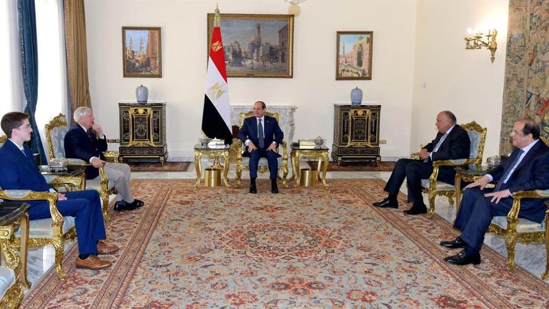 استقبال الرئيس السيسي