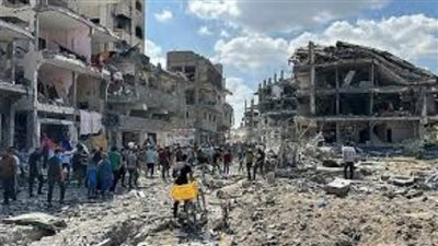 الاحتلال الإسرائيلي دمر ٥٠ ألف وحدة سكنية في شمال قطاع غزة