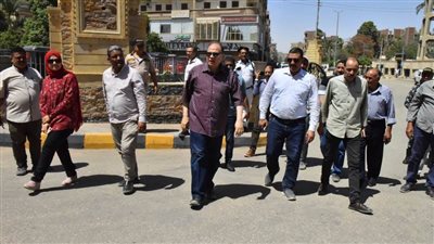 محافظ أسيوط يتفقد أعمال تطوير وتوسعة مدخل مدينة ساحل سليم