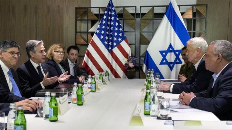 بلينكن يجتمع مع جانتس