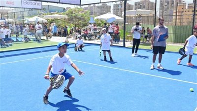 بالصور.. ختام ناجح لمهرجان الناشئين الأول للبادل