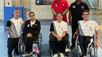 منتخب السباحة البارالمبي يغادر إلى فرنسا للمشاركة في بطولة ليموج الدولية