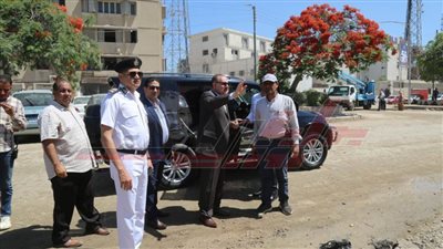 نورالدين: يتفقد شوارع عاصمة كفر الشيخ