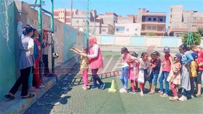 كفر الشيخ: تنمية المهارات الحركية واللياقة البدنية لأطفال 