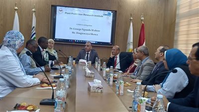 معهد وقاية النباتات يستقبل وفد الكوميسا للتقييم الميداني