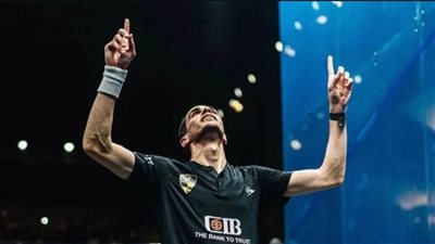 تأهل ثنائي وادي دجلة علي فرج ونور الطيب إلى نصف نهائي بطولة بريطانيا المفتوحة للإسكواش