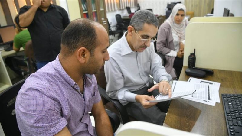 محافظ الغربية خلال