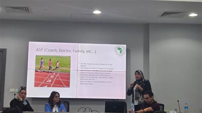 ندوة تثقيفية لمنتخب مصر للكرة الطائرة حول مخاطر المنشطات