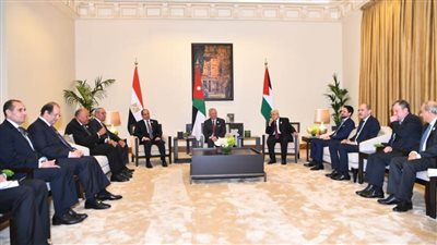 عاجل.. قمة ثلاثية بين مصر والأردن وفلسطين