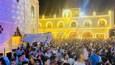 مسلمون وأقباط تجمعوا على حب العذراء بدير جبل الطير بسمالوط