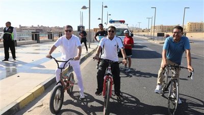 انطلاق ماراثون الدراجات الهوائية بالبحرالأحمر احتفالاً باليوم العالمى للدراجات |صور