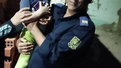 الحماية المدنية تنقذ طفلا  وسط كومة طوب وسور مدرسة في الوادى الجديد