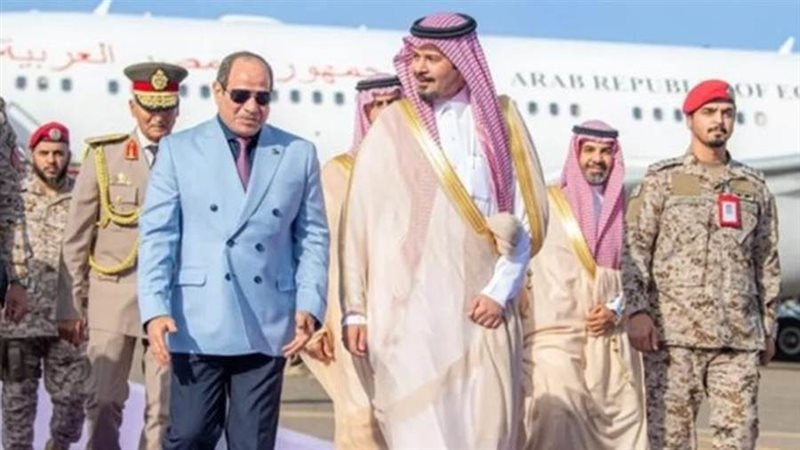 الرئيس السيسي يصل
