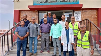 قيادات مياه سوهاج يهنئون العاملين بعيد الأضحى.. ويتفقدون أعمال التشغيل والصيانة