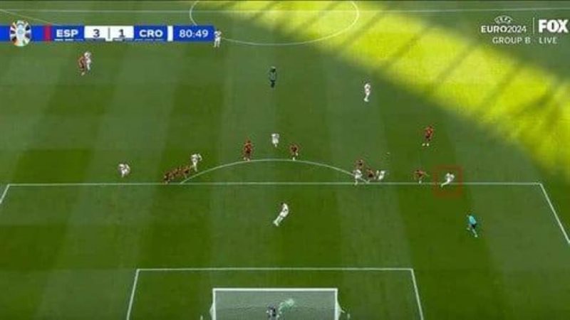 مباراة الأسبان والكروات