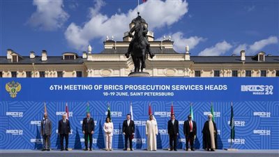 النائب العام يشارك في فعاليات اجتماع رؤساء أجهزة النيابة بمجموعة البريكس