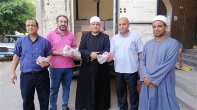 أوقاف البحيرة.. استلام 2 طن لحوم لتوزيعها على المستحقين بالقرى الأكثر احتياجًا بالبحيرة