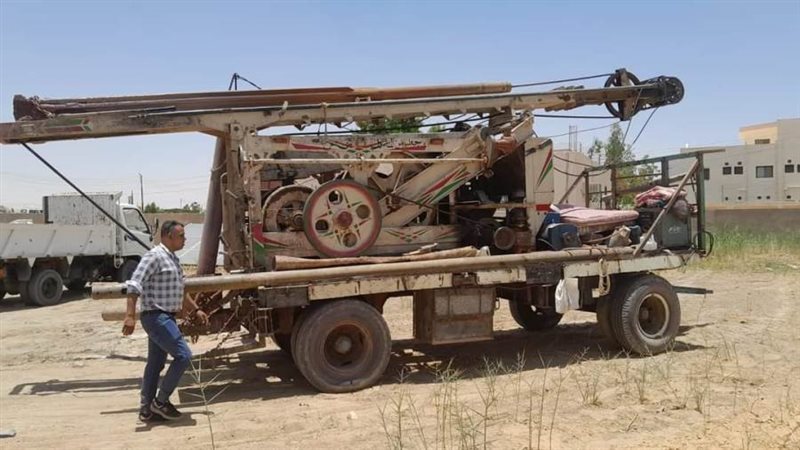 حفار ابار مضبوط في