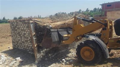تنفيذ إزالة فورية لحالتيِّ تعدٍّ بالبناء المخالف بمركز ومدينة التل الكبير