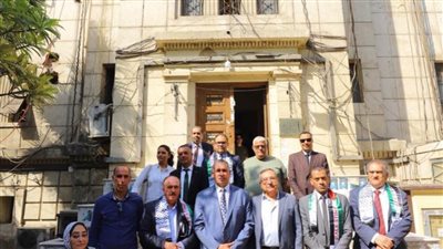«نقيب المحامين» يلتقي وفدًا من منظمة التحرير الفلسطينية