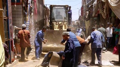 محافظ أسوان: فتح شارع السوق والبدء فى مشروع التطوير والتجميل والرصف