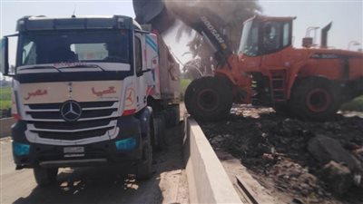رفع 120 طن قمامة واستمرار ترشيد الكهرباء في الطرق الرئيسية ببنى سويف
