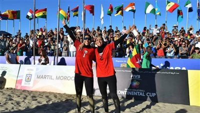 منتخب مصر لسيدات الطائرة الشاطئية ضمن المجموعة الأولى بأولمبياد باريس