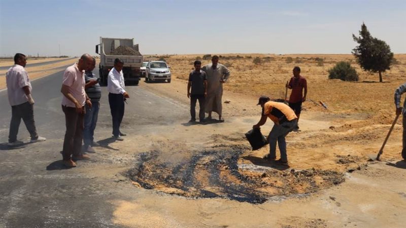 هبوط ارضى ببنى سويف